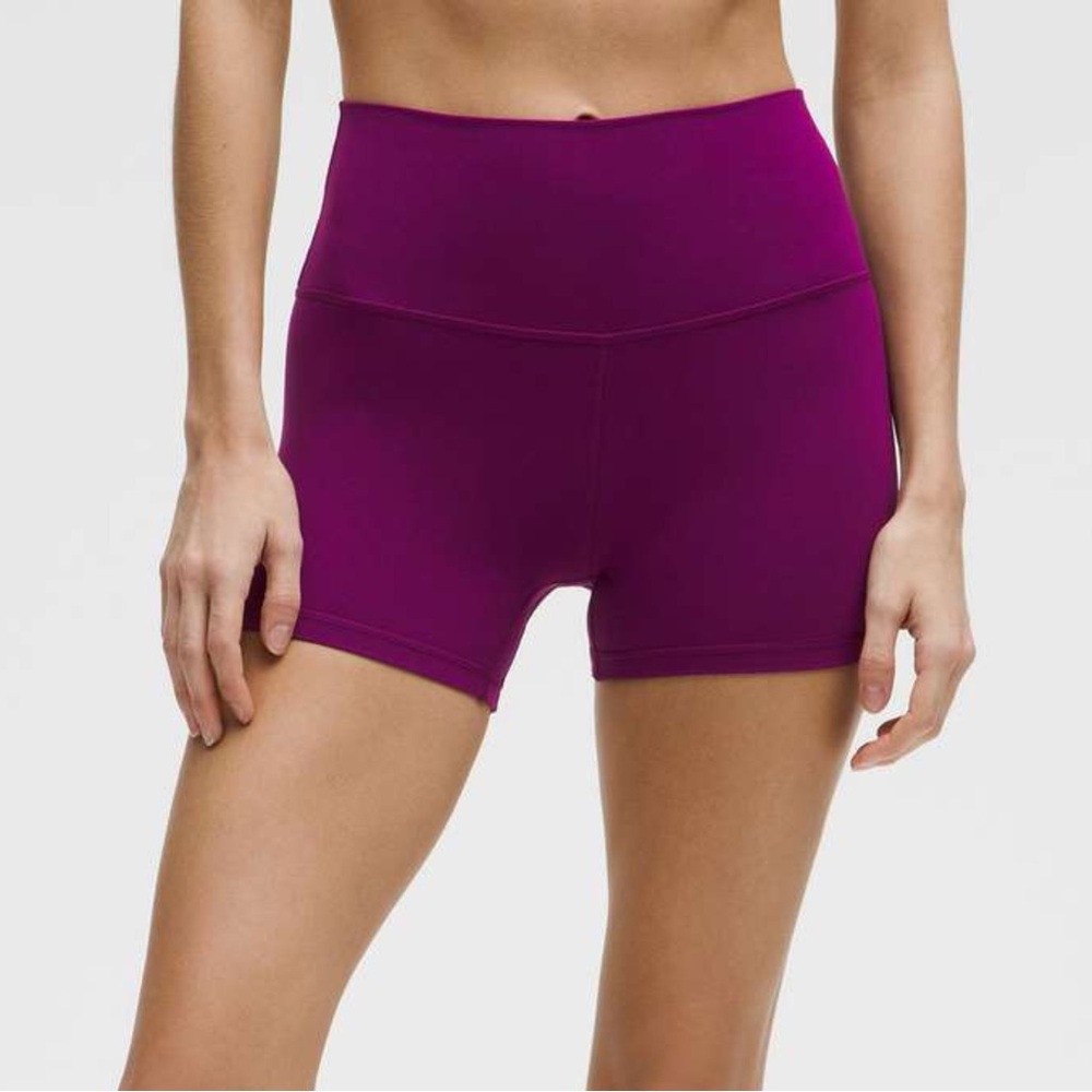NWT Lululemon Align High-Rise Short 4” – Chilled Grape – Size 6 – Discontinued
